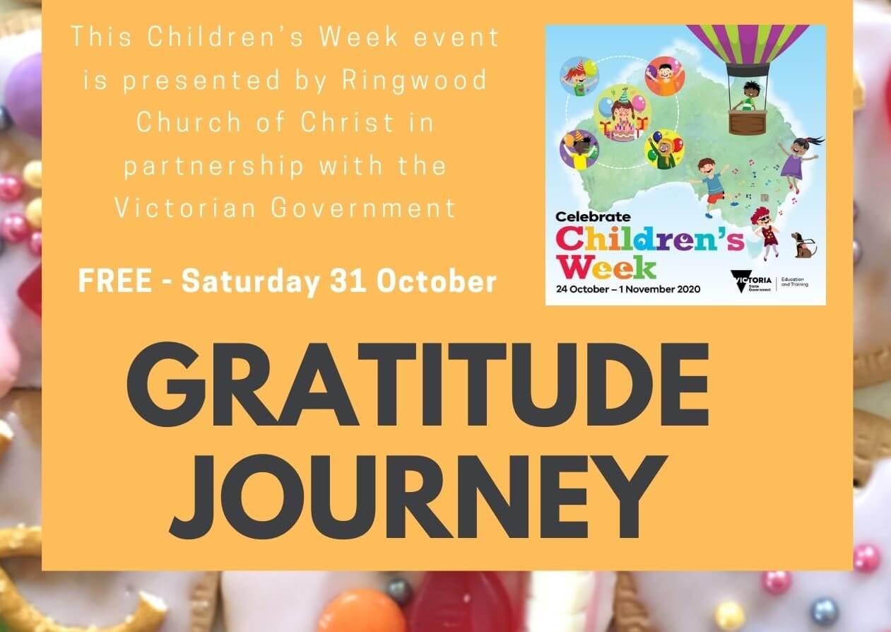 Gratitude Journey and children's week logo